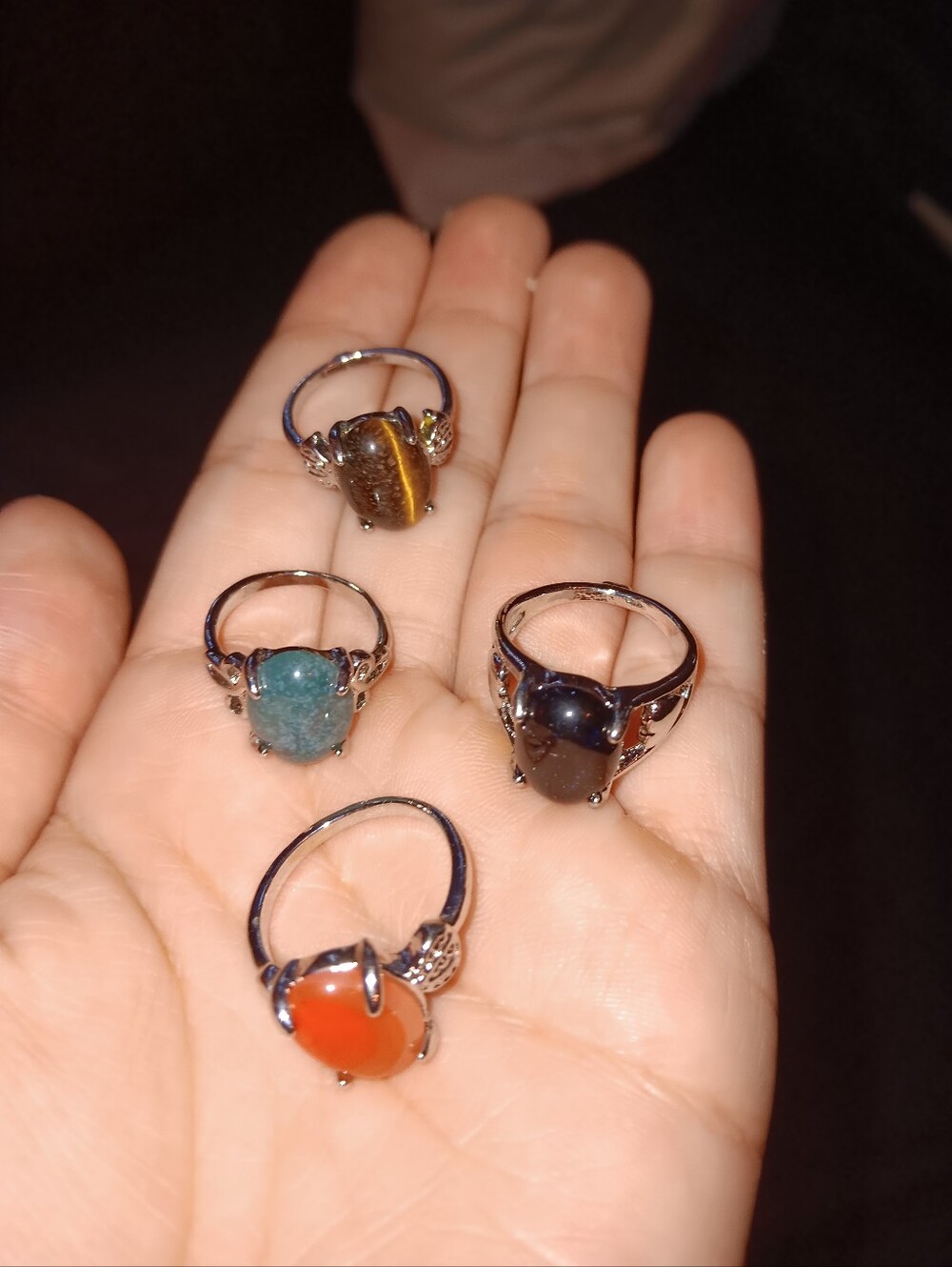 Bundle of Crystal Rings (4)